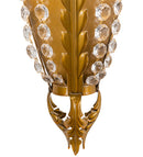 Meyda 6" Wide Chrisanne Crystal Wall Sconce- 211949