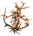 Meyda 55" Wide Antlers Elk & Fallow Deer 10 Light Chandelier- 212275