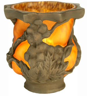 Meyda 4.25" Wide Castle Grape Shade '21246