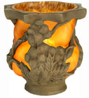 Meyda 4.25" Wide Castle Grape Shade '21246