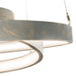 Meyda 48" Wide Anillo 4 Ring Cascading Pendant- 212728