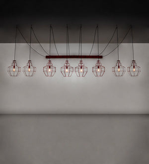 Meyda 156" Wide Troy 8 Light Pendant '213578