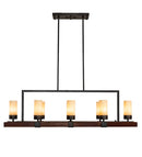 Meyda 48" Long Grand Terrace Oblong Pendant- 214544