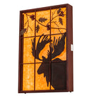 Meyda 24" Wide Moose Backlit Window- 216919