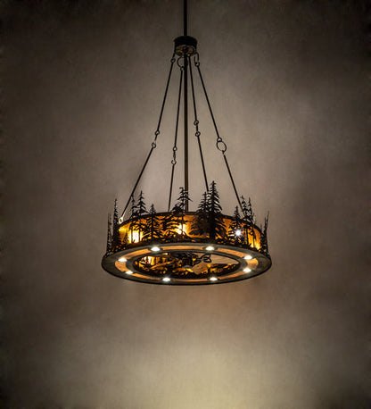 Meyda 48" Wide Tall Pines Chandel-Air- 217226