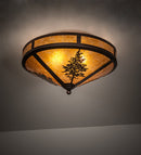 Meyda 20" Wide Tamarack Flushmount '217917
