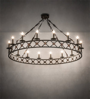 Meyda 53" Wide Kingsbridge 16 Light Chandelier '218058