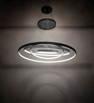Meyda 60" Wide Anillo 4 Light Cascading Pendant- 218915