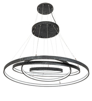 Meyda 60" Wide Anillo 4 Ring Cascading Pendant 218915