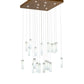 Meyda 36" Square Quadrato Cascading Pendant- 219359