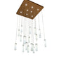 Meyda 36" Square Quadrato Cascading Pendant- 219359