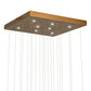 Meyda 36" Square Quadrato Cascading Pendant- 219359