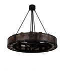 Meyda 48" Wide Smythe Craftsman 16 Light Chandel-Air- 219425