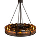 Meyda 48" Wide Smythe Craftsman 16 Light Chandel-Air- 219425