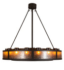 Meyda 48" Wide Smythe Craftsman 16 Light Chandel-Air- 219425