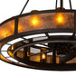 Meyda 48" Wide Smythe Craftsman 16 Light Chandel-Air- 219425