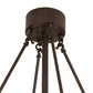 Meyda 48" Wide Smythe Craftsman 16 Light Chandel-Air- 219425