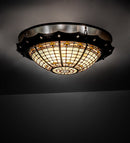 Meyda 32" Wide Fleur-de-Lite Flushmount '219713