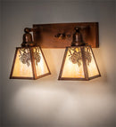 Meyda 17" Wide Winter Pine 2 Light Vanity Light '219956