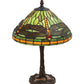 Meyda 17" High Dragonfly W/Twisted Fly Mosaic Base Table Lamp- 220523