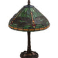 Meyda 17" High Dragonfly W/Twisted Fly Mosaic Base Table Lamp- 220523