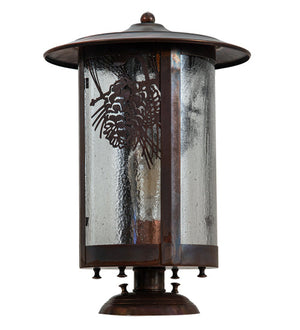 Meyda 10" Wide Fulton Winter Pine Pier Mount '220788