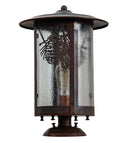 Meyda 10" Wide Fulton Winter Pine Pier Mount '220788