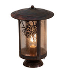 Meyda 10" Wide Fulton Winter Pine Pier Mount '220788