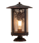 Meyda 10" Wide Fulton Winter Pine Pier Mount '220788