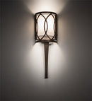 Meyda 6" Wide Ashville Wall Sconce 221009
