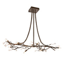 Meyda 48" Long Winter Solstice Budding Chandelier '221125