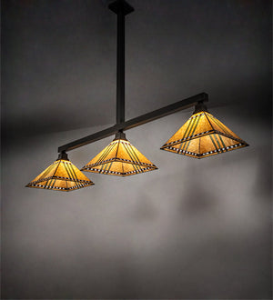 Meyda 62" Long Prairie Corn 3 Light Island Pendant '221381