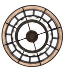 Meyda 30" Wide Smythe Craftsman Semi-Flushmount- 221480