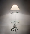 Meyda 65" High Loon W/Glass Table Floor Lamp '221612