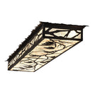 Meyda 62" Long Whispering Pines Oblong Flushmount- 221767