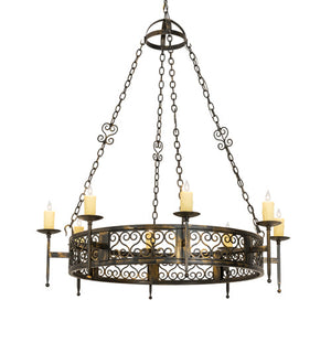 Meyda 48" Wide Toscano 8 Light Chandelier '222724