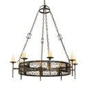 Meyda 48" Wide Toscano 8 Light Chandelier '222724