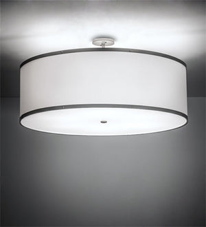 Meyda 36" Wide Cilindro Textrene Semi-Flushmount '223579