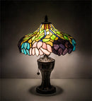 Meyda 17" High Wisteria Table Lamp- 224040