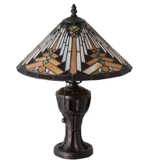 Meyda 17" High Nuevo Mission Table Lamp- 224111