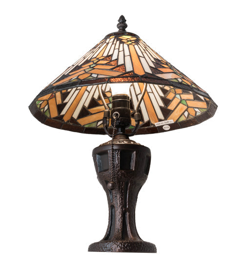 Meyda 17" High Nuevo Mission Table Lamp- 224111