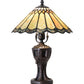 Meyda 17" High Carousel Jadestone Accent Lamp- 224113