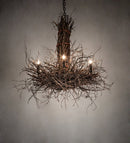 Meyda 36" Wide Twigs 6 Light Chandelier '226214