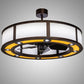 Meyda 45" Wide Smythe Craftsman Maplewood Chandel-Air- 226750