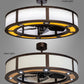Meyda 45" Wide Smythe Craftsman Maplewood Chandel-Air- 226750