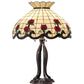 Meyda 32" High Roseborder Table Lamp - 228801