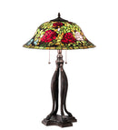 Meyda 30" High Tiffany Rosebush Table Lamp - 228817