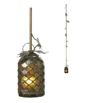 Meyda 7"W Oak Leaf Mini Pendant 22897