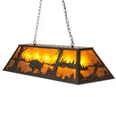 Meyda 48" Long Buffalo Oblong Pendant 229016