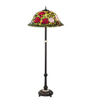 Meyda 62" High Tiffany Rosebush Floor Lamp - 229110